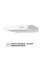Витяжка пласка Perfelli PL 5124 WH LED
