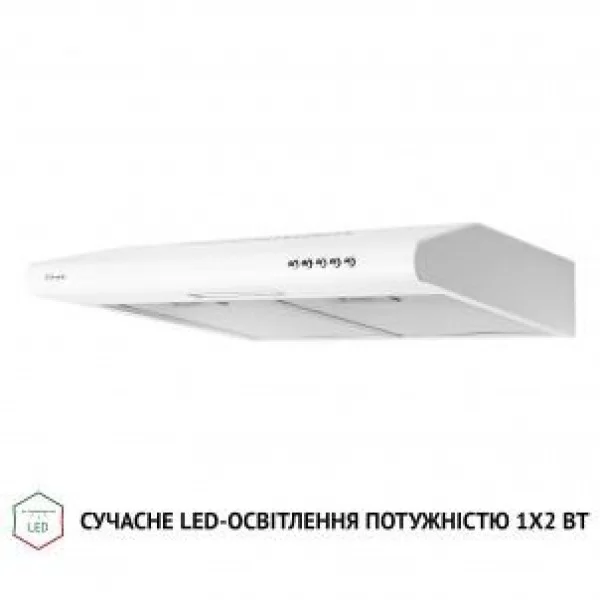 Витяжка пласка Perfelli PL 5124 WH LED